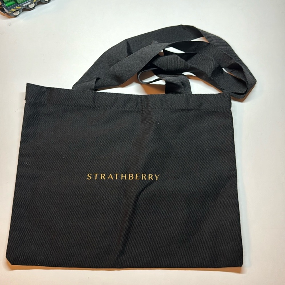 Strathberry small cotton tote bag